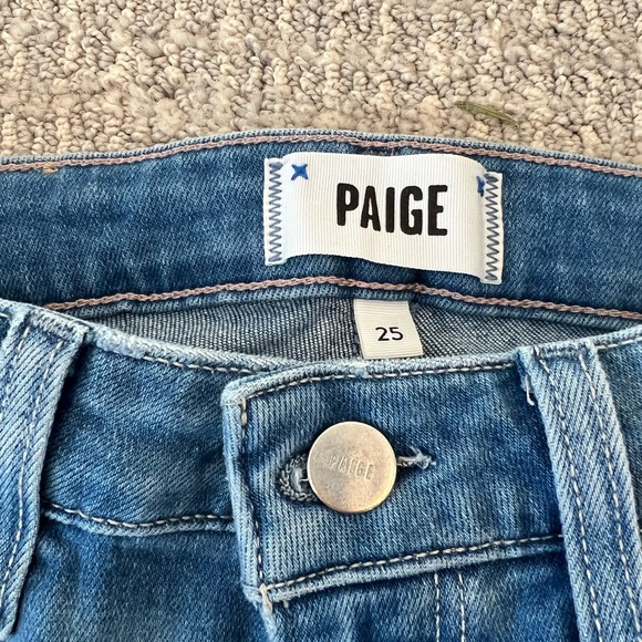 Women's Flared Blue Jeans-Petite - Picture 3 of 6